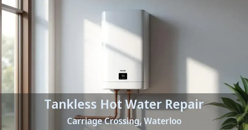 Tankless Hot Water Repair Carriage Crossing, Waterloo - ON